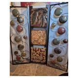 Decorative Metal Wall Art Collection - Leaf and Floral Panels