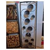 Decorative Metal Wall Art Collection - Leaf and Floral Panels