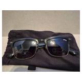 Pugs Sunglasses with Black Frame and Dark Lenses