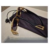 Designer Sunglasses Collection - Gold Frame & Mirrored Lenses