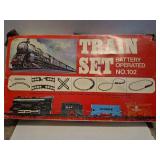 Train Set Battery Operated No. 102 with Track