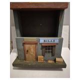 Wooden Post Office Mail Sorter Display