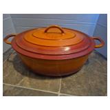 Le Creuset #20 Cast Iron Dutch Oven - Flame Orange