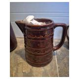 Brown Glazed Pottery Set