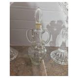 Crystal Glass Epergne Centerpiece Set