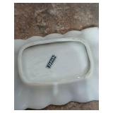 Japanese Porcelain Figurine with Decorative Plates Set