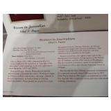 2002 Women in Journalism First Day Cover Collection