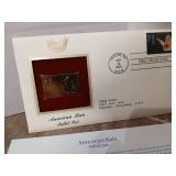 2001-2002 22kt Gold Replica Stamp Collection First Day Covers
