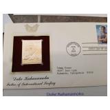 2001-2002 22kt Gold Replica Stamp Collection First Day Covers