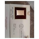 2002 Gold Replica Stamp Collection First Day Issue Set