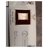 2002 Gold Replica Stamp Collection First Day Issue Set