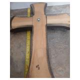 Decorative Wall Cross with Praying Hands Locket Set