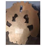 Decorative Ram Skull Wall Mount with Crystal Necklace