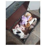 Decorative Wooden Storage Chest with TY Plush Collection