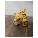 Ceramic Tiger Salt and Pepper Shakers