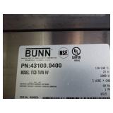 Bunn Twin HV Commercial Coffee Brewer - Model ITCB