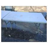 5ft White Folding Banquet Tables - Set of 2
