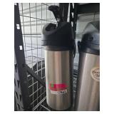 Commercial Stainless Steel Coffee Dispensers - Set of 4