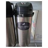 Commercial Stainless Steel Coffee Dispensers - Set of 4