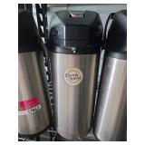 Commercial Stainless Steel Coffee Dispensers - Set of 4