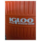 Igloo 10-Gallon Orange Water Cooler