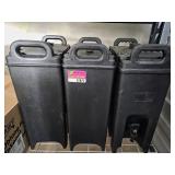 Cambro Insulated Beverage Dispensers - Set of 3