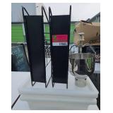 Assorted Lot W/ Pancake Dispenser, (2) Display Racks, (2) Plastic Storage Containers