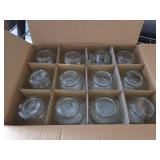 (6) Cases of Small Glass Storage Jars and (2) Large Glass Storage Jars