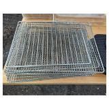 Assorted Lot W/ Wire Cooling Racks and Rubber Trivets