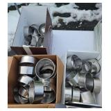 Bulk Lot of Round Cookie Cutters - Various Sizes