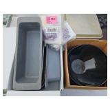 Assorted Lot W/ Melamine Serving Bowls and Loaf Baking Pans