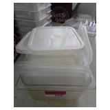Bulk Lot of Cambro Food Storage Containers Lids
