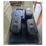Bulk Lot of Carlisle Food Storage Containers W/ Lids
