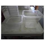 Bulk Lot of Commercial Food Storage Containers
