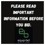 IMPORTANT INFORMATION FOR THIS AUCTION