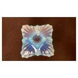 Fostoria heirloom aqua opalescent squared bowl