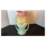 Hull Art waterlily dual handled vase