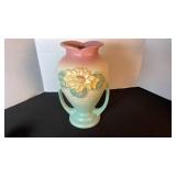 Hull Art waterlily dual handled vase