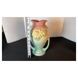 Hull Art waterlily dual handled vase