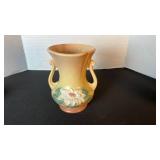 Hull Art waterlily dual handled vase