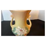 Hull Art waterlily dual handled vase