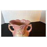 Hull Art Pottery magnolia dual handled vase