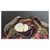 Rare antique glass beaded handbag shown at exposition 1889