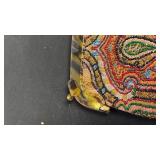 Vintage beaded evening purse with broken handle