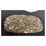 Vintage beaded evening purse with coin purse