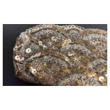 Vintage beaded evening purse with coin purse