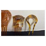 Celluloid hair combs