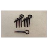 Celluloid hair combs