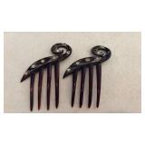 Celluloid hair combs