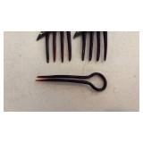 Celluloid hair combs